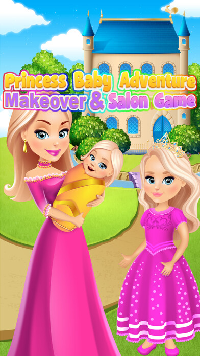Emulate iPhone app Princess Baby Adventure - Makeover & Salon Game using MyAndroid