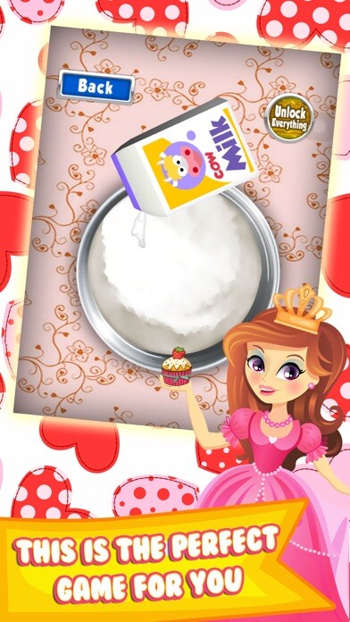 Emulate iPhone app Princess Cake Maker Salon - Make Dessert Food Games for Kids! using MyAndroid