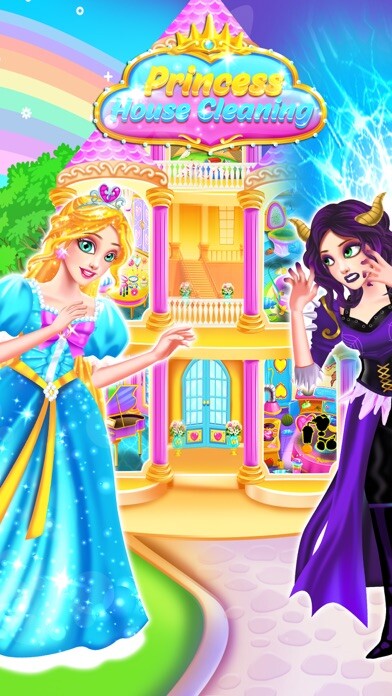 Emulate iPhone app Princess Castle House Cleaning using MyAndroid