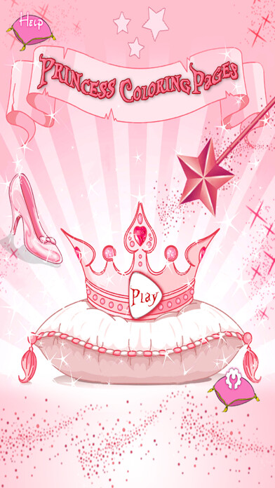 Emulate iPhone app Princess Coloring Book Games For Girls using MyAndroid