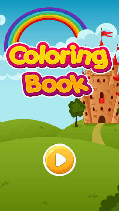 Emulate iPhone app Princess Coloring Book HD - Fun Kids Drawing using MyAndroid