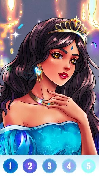 Run android online APK Princess Coloring Book Offline from MyAndroid or emulate Princess Coloring Book Offline using MyAndroid