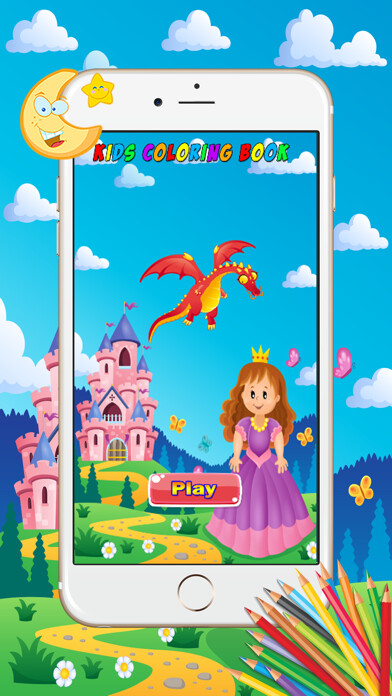 Emulate iPhone app Princess Coloring Book - Paint Learning For Kids using MyAndroid Emulate iPhone app Princess Coloring Book - Paint Learning For Kids using MyAndroid