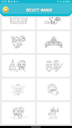 Run android online APK Princess Coloring Games for kidz from MyAndroid or emulate Princess Coloring Games for kidz using MyAndroid