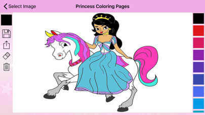 Emulate iPhone app Princess Coloring Pages & Book using MyAndroid Emulate iPhone app Princess Coloring Pages & Book using MyAndroid