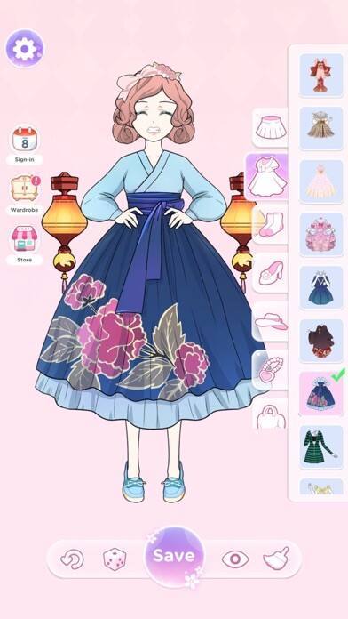 Emulate iPhone app Princess Doll - Dress Up Game using MyAndroid
