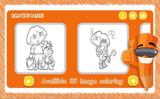 Emulate Android APK Princess Doraa Coloring Book