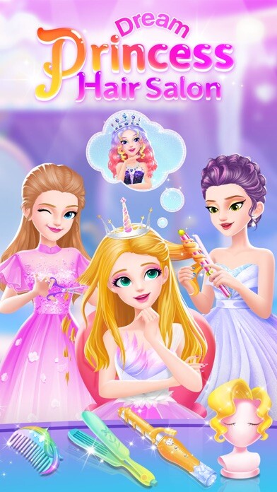 Emulate iPhone app Princess Dream Hair Salon using MyAndroid Emulate iPhone app Princess Dream Hair Salon using MyAndroid