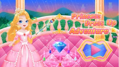 Emulate iPhone app Princess dress up adventure using MyAndroid