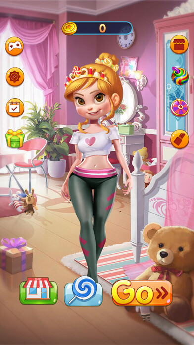 Emulate iPhone app Princess dress up salon games using MyAndroid Emulate iPhone app Princess dress up salon games using MyAndroid