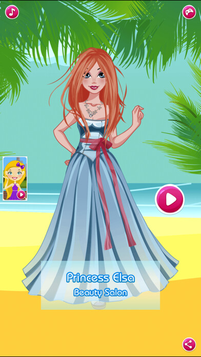 Emulate iPhone app Princess Elsa Beauty Salon — Dress up girls games using MyAndroid Emulate iPhone app Princess Elsa Beauty Salon — Dress up girls games using MyAndroid