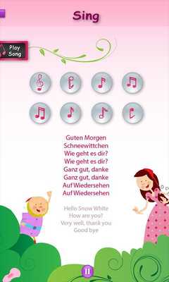 Emulate Android APK Princesses Learn German