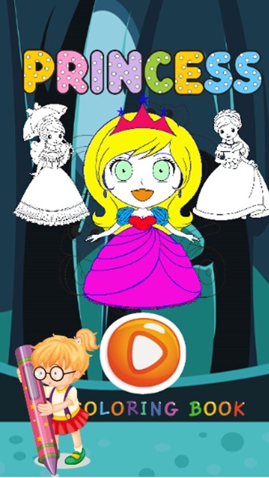 Emulate iPhone app Princess Fairy and Mermaid Coloring Pages For Girl using MyAndroid Emulate iPhone app Princess Fairy and Mermaid Coloring Pages For Girl using MyAndroid