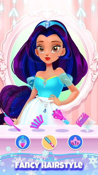Emulate iPhone app Princess Hair Salon Girl Games using MyAndroid Emulate iPhone app Princess Hair Salon Girl Games using MyAndroid