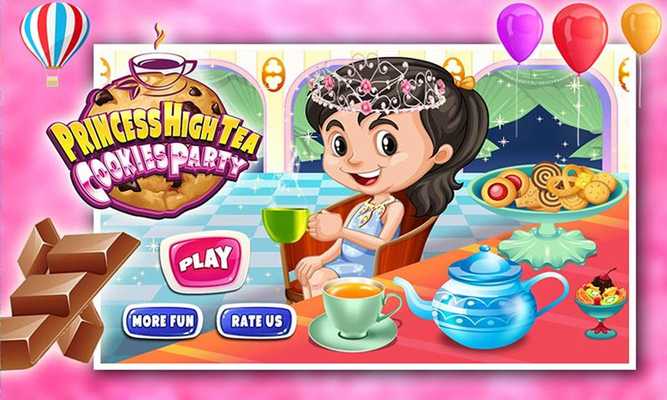 Emulate Android APK Princess High Tea Cookie Party
