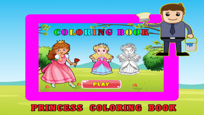 Emulate iPhone app Princess Kids Coloring Book For Girl - 48 Pages using MyAndroid Emulate iPhone app Princess Kids Coloring Book For Girl - 48 Pages using MyAndroid