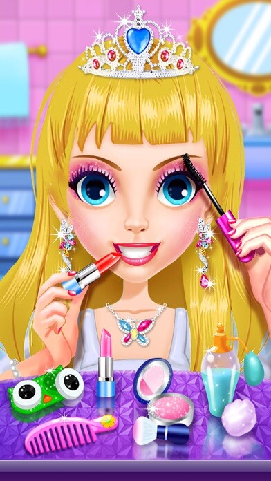 Emulate iPhone app Princess Makeover Little Salon using MyAndroid