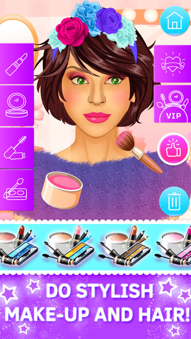 Emulate iPhone app Princess Makeup and Hair Salon. Games for girls using MyAndroid Emulate iPhone app Princess Makeup and Hair Salon. Games for girls using MyAndroid