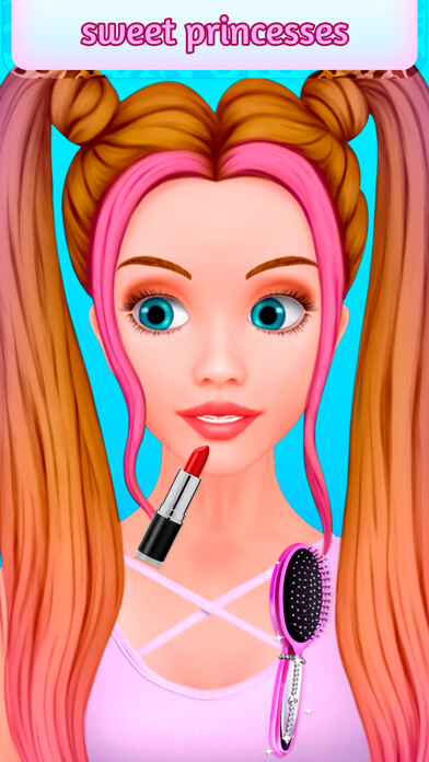 Emulate iPhone app Princess Make up Beauty Salon using MyAndroid Emulate iPhone app Princess Make up Beauty Salon using MyAndroid