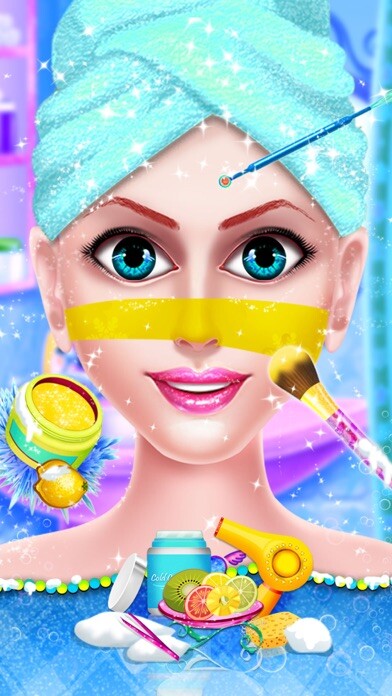Emulate iPhone app Princess Makeup Mania using MyAndroid