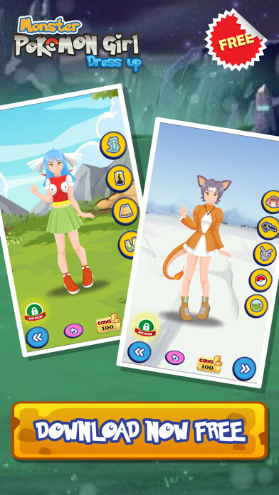 Emulate iPhone app Princess Monster Girl-DressUp Game Pokemon Edition using MyAndroid Emulate iPhone app Princess Monster Girl-DressUp Game Pokemon Edition using MyAndroid