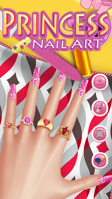 Emulate iPhone app Princess Nail  Art Salon Games For Kids using MyAndroid