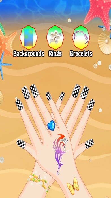 Emulate iPhone app Princess Nail Spa Salon Beauty Fashion Girls Games using MyAndroid