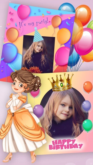Emulate iPhone app Princess Party Photo Frames using MyAndroid Emulate iPhone app Princess Party Photo Frames using MyAndroid