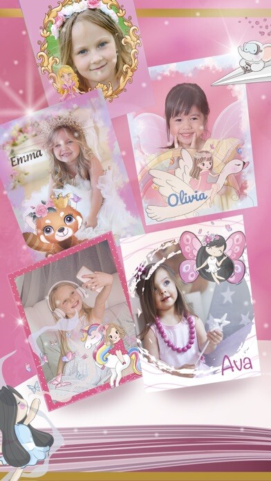 Emulate iPhone app Princess photo frames & album using MyAndroid Emulate iPhone app Princess photo frames & album using MyAndroid