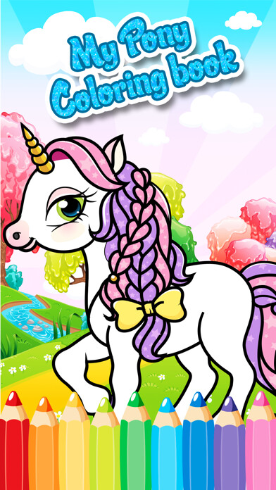 Emulate iPhone app princess pony free printable coloring pages for girls kids using MyAndroid Emulate iPhone app princess pony free printable coloring pages for girls kids using MyAndroid