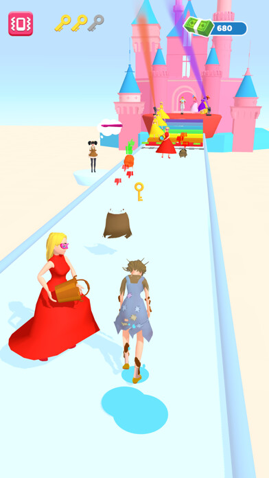 Emulate iPhone app Princess Run 3D! using MyAndroid
