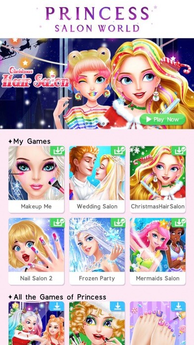 Emulate iPhone app Princess Salon World using MyAndroid