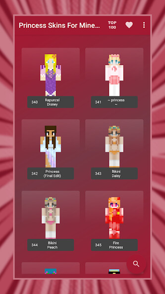 Emulate Android APK Princess Skins for Minecraft Emulate Android APK Princess Skins for Minecraft