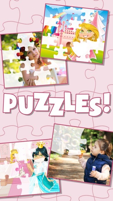 Emulate iPhone app Princess Slide Magic Puzzle & Photos - Princesses Sliding Block Jigsaw Game using MyAndroid