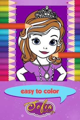 Emulate Android APK Princess Sofia Coloring Game
