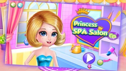 Emulate iPhone app Princess SPA Salon - Girl Dress up & Makeover Game using MyAndroid