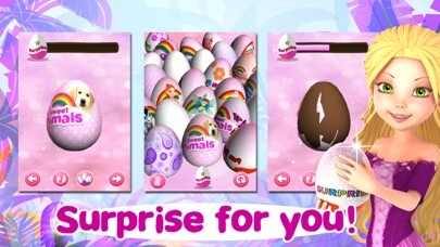 Emulate iPhone app Princess Unicorn Surprise Eggs using MyAndroid