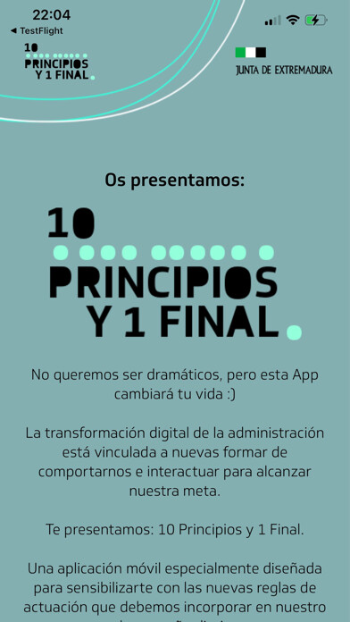 Emulate iPhone app Principios y final using MyAndroid Emulate iPhone app Principios y final using MyAndroid