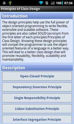 Emulate Android APK Principles of Class Design Emulate Android APK Principles of Class Design