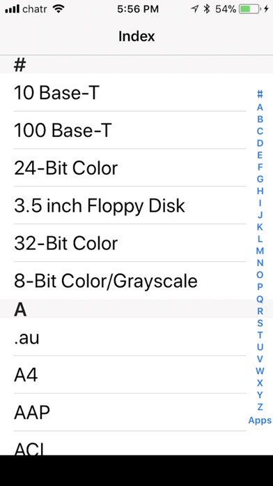 Emulate iPhone app PRINT A-Z using MyAndroid