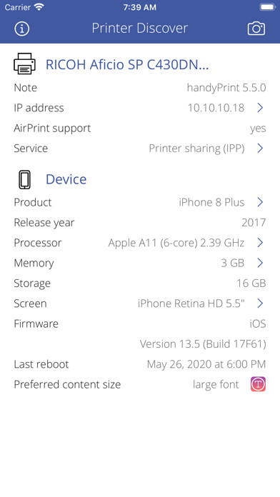 Emulate iPhone app Printer Discover using MyAndroid Emulate iPhone app Printer Discover using MyAndroid