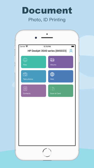 Emulate iPhone app Printer - printing housekeeper using MyAndroid