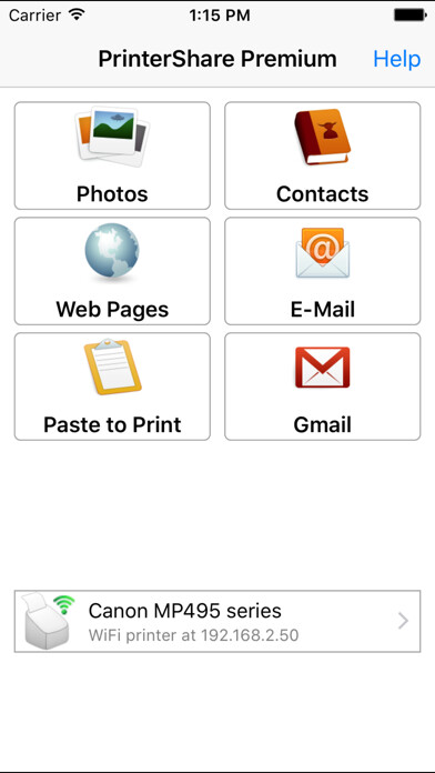Emulate iPhone app PrinterShare Premium using MyAndroid Emulate iPhone app PrinterShare Premium using MyAndroid