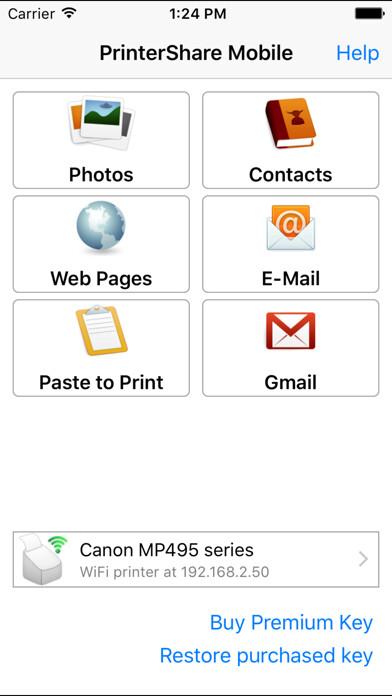 Emulate iPhone app PrinterShare using MyAndroid Emulate iPhone app PrinterShare using MyAndroid