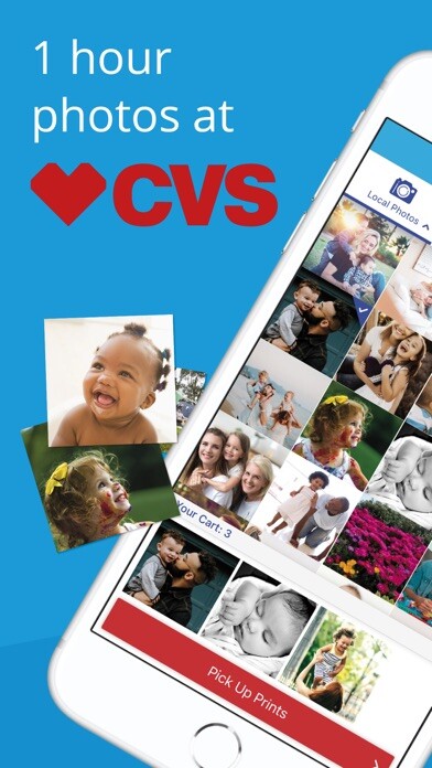 Emulate iPhone app Print Photos Fast: CVS Photo using MyAndroid