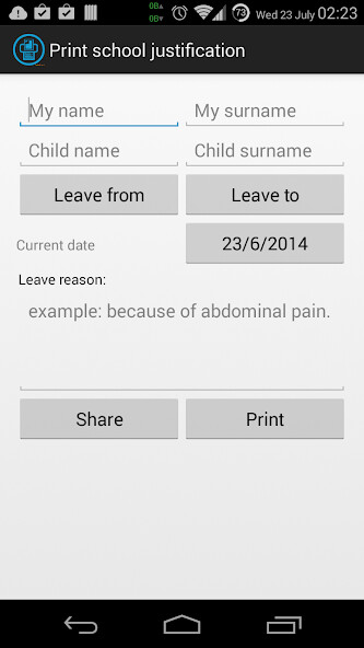 Emulate Android APK Print school justification Emulate Android APK Print school justification
