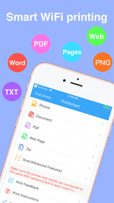 Emulate iPhone app Printsmart-WiFi printer app using MyAndroid Emulate iPhone app Printsmart-WiFi printer app using MyAndroid