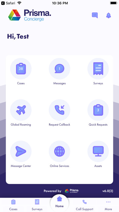 Emulate iPhone app Prisma Concierge using MyAndroid Emulate iPhone app Prisma Concierge using MyAndroid