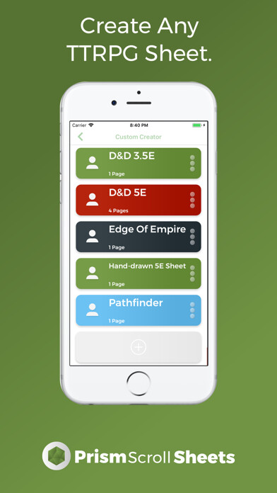 Emulate iPhone app PrismScroll Sheets using MyAndroid Emulate iPhone app PrismScroll Sheets using MyAndroid