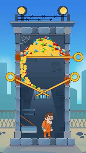 Run android online APK Prison Escape - Pin Pull Hero Rescue from MyAndroid or emulate Prison Escape - Pin Pull Hero Rescue using MyAndroid